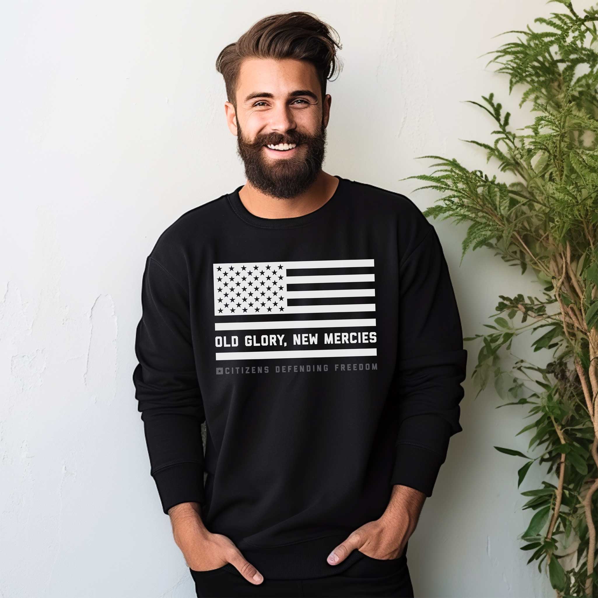 Old Glory, New Mercies Crewneck