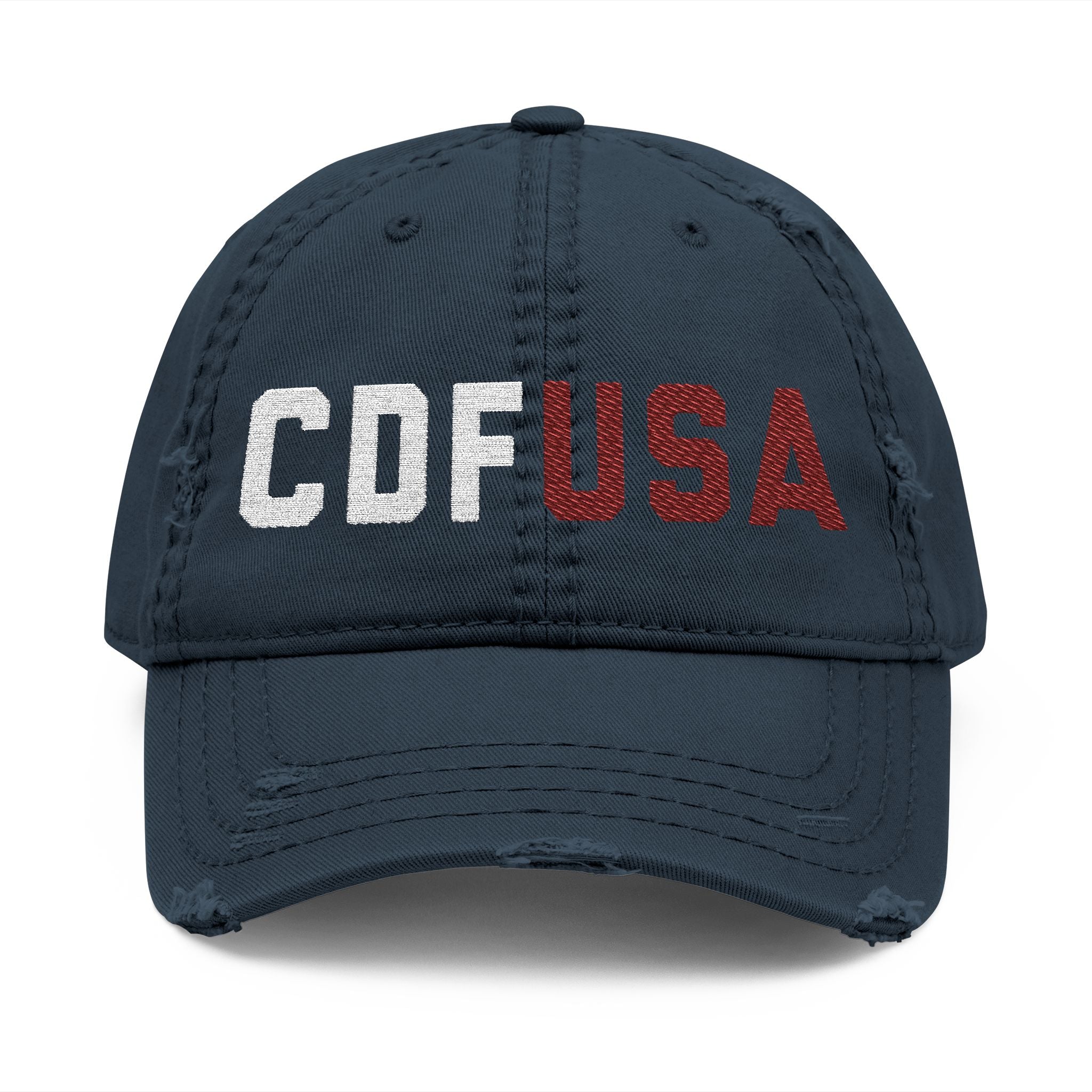 CDFUSA Distressed Baseball Hat