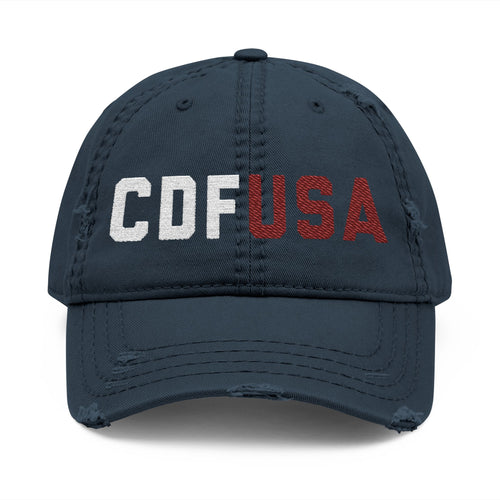 CDFUSA Distressed Baseball Hat