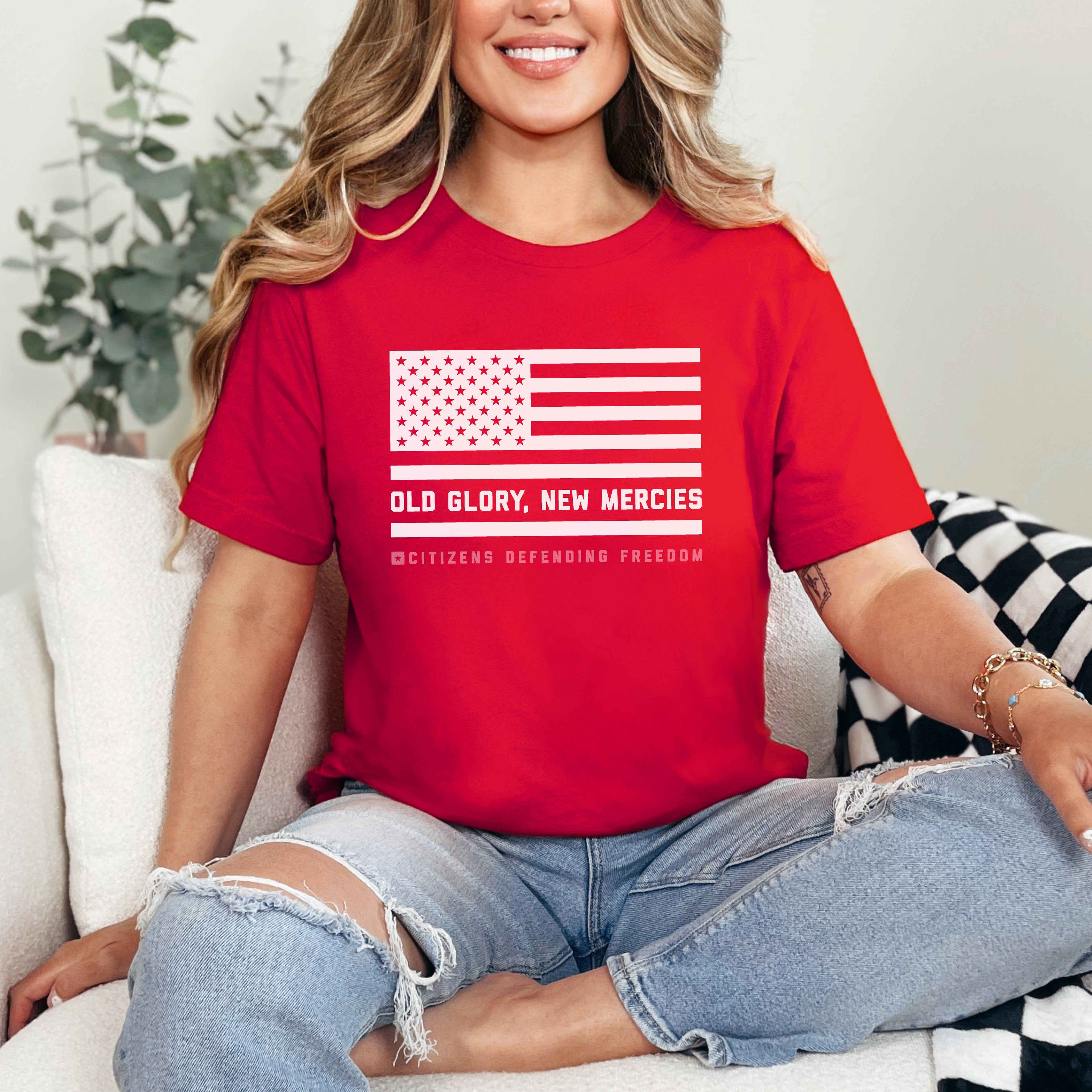 Old Glory, New Mercies Tee