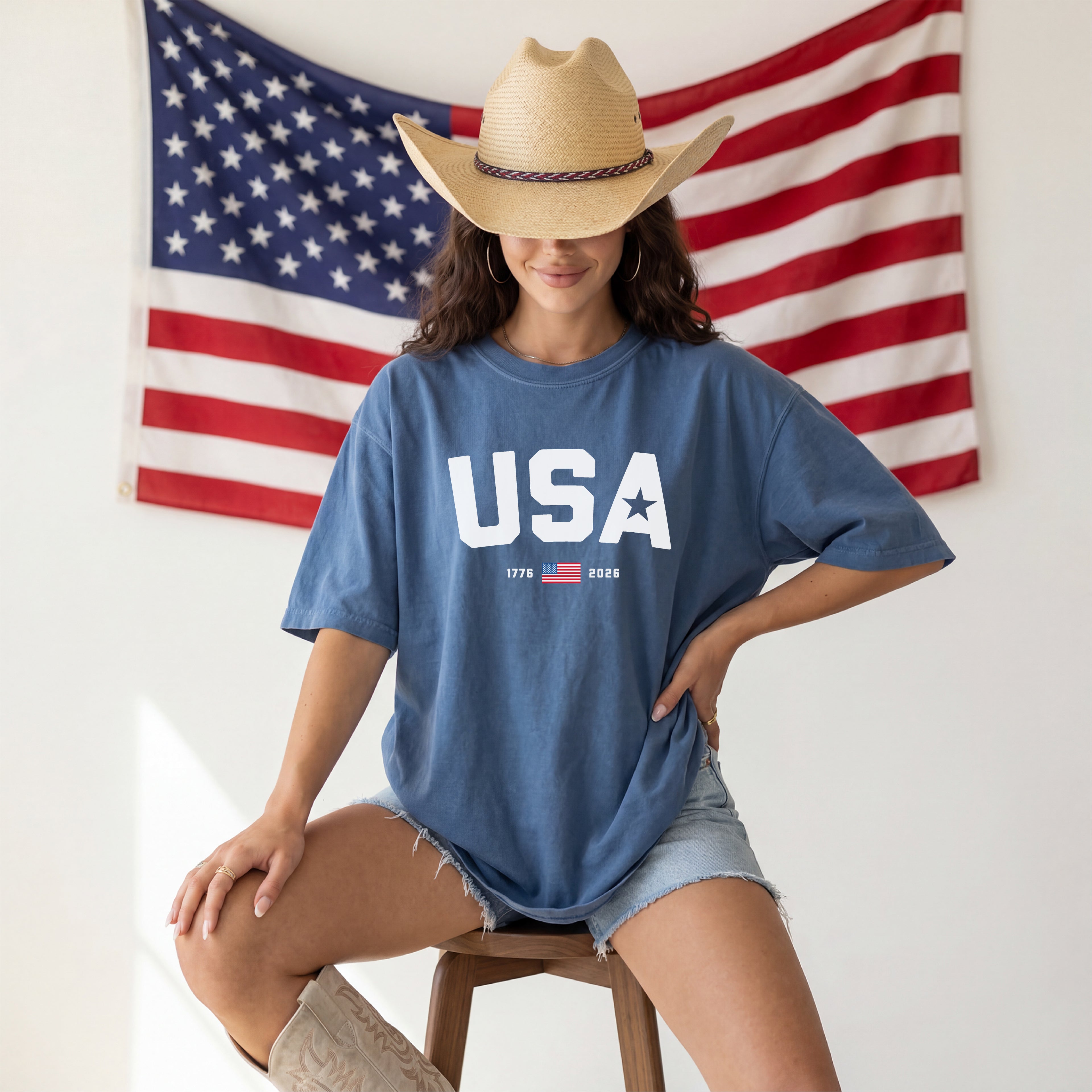 USA: 1776-2026 Tee - HERITAGE FIT