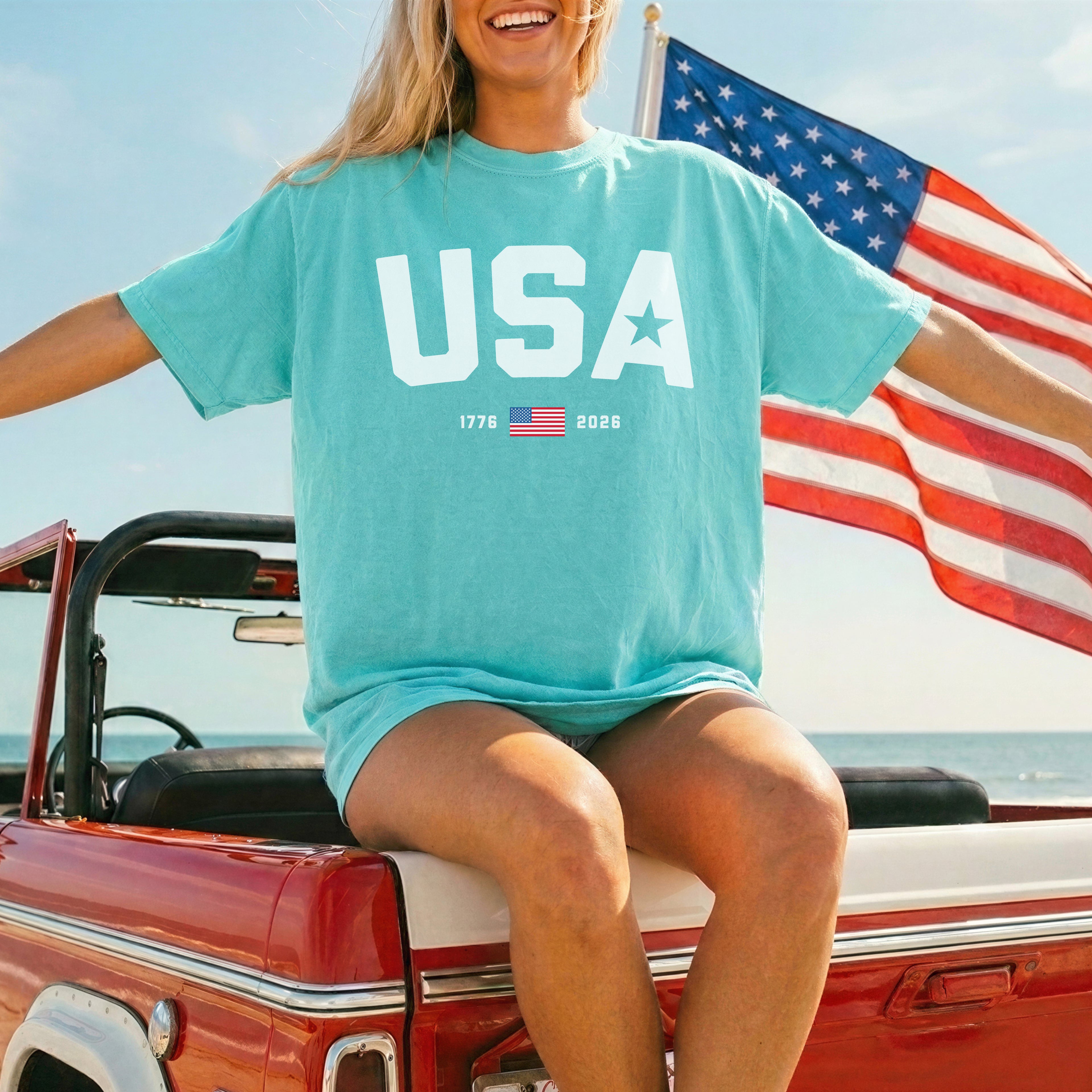 USA: 1776-2026 Tee - HERITAGE FIT