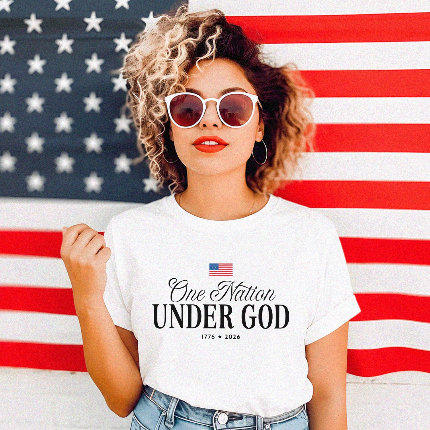 One Nation Under God Tee