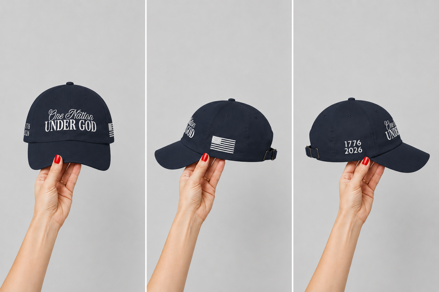 One Nation Under God Baseball Hat