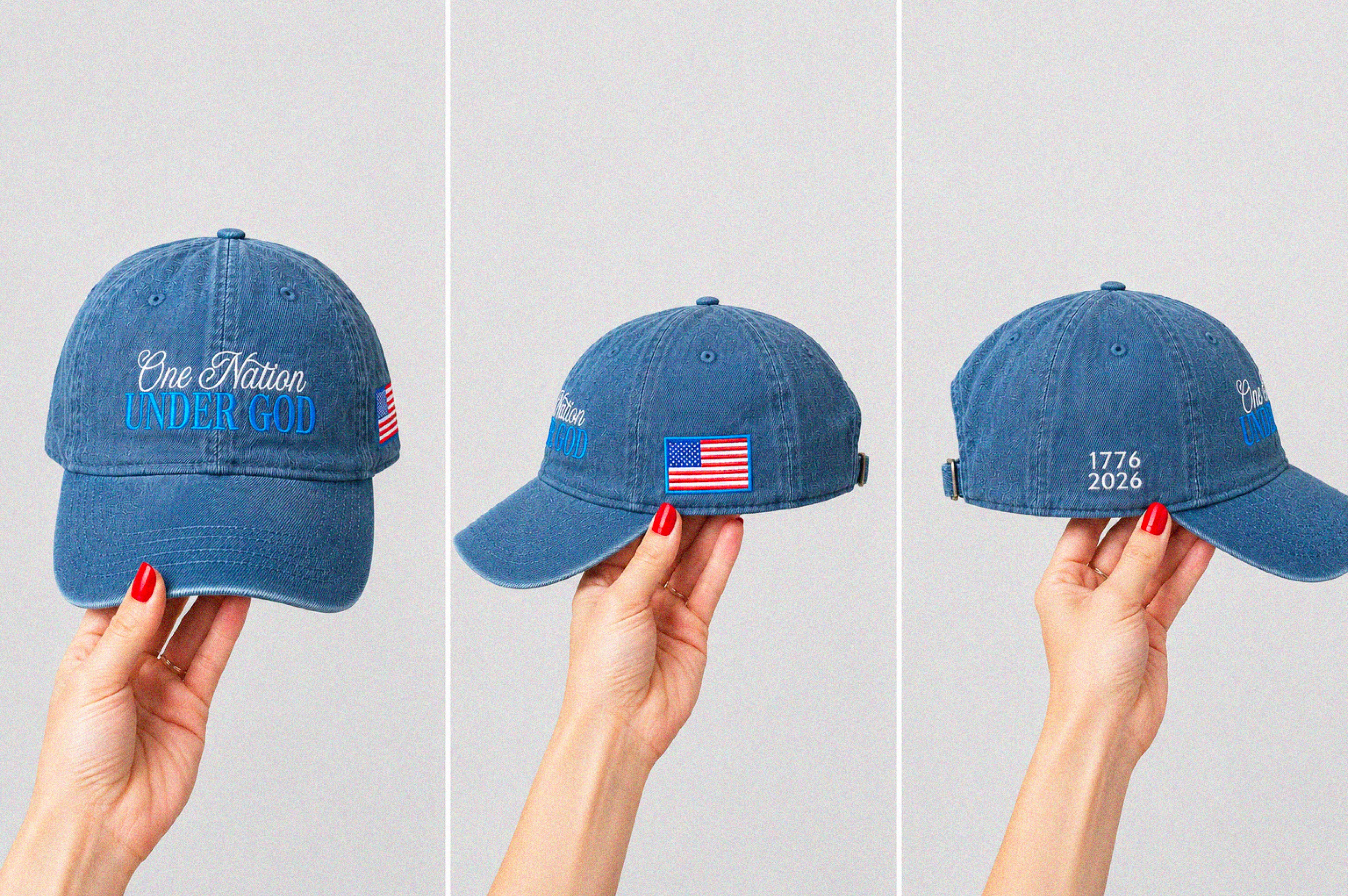 One Nation Under God Denim Hat