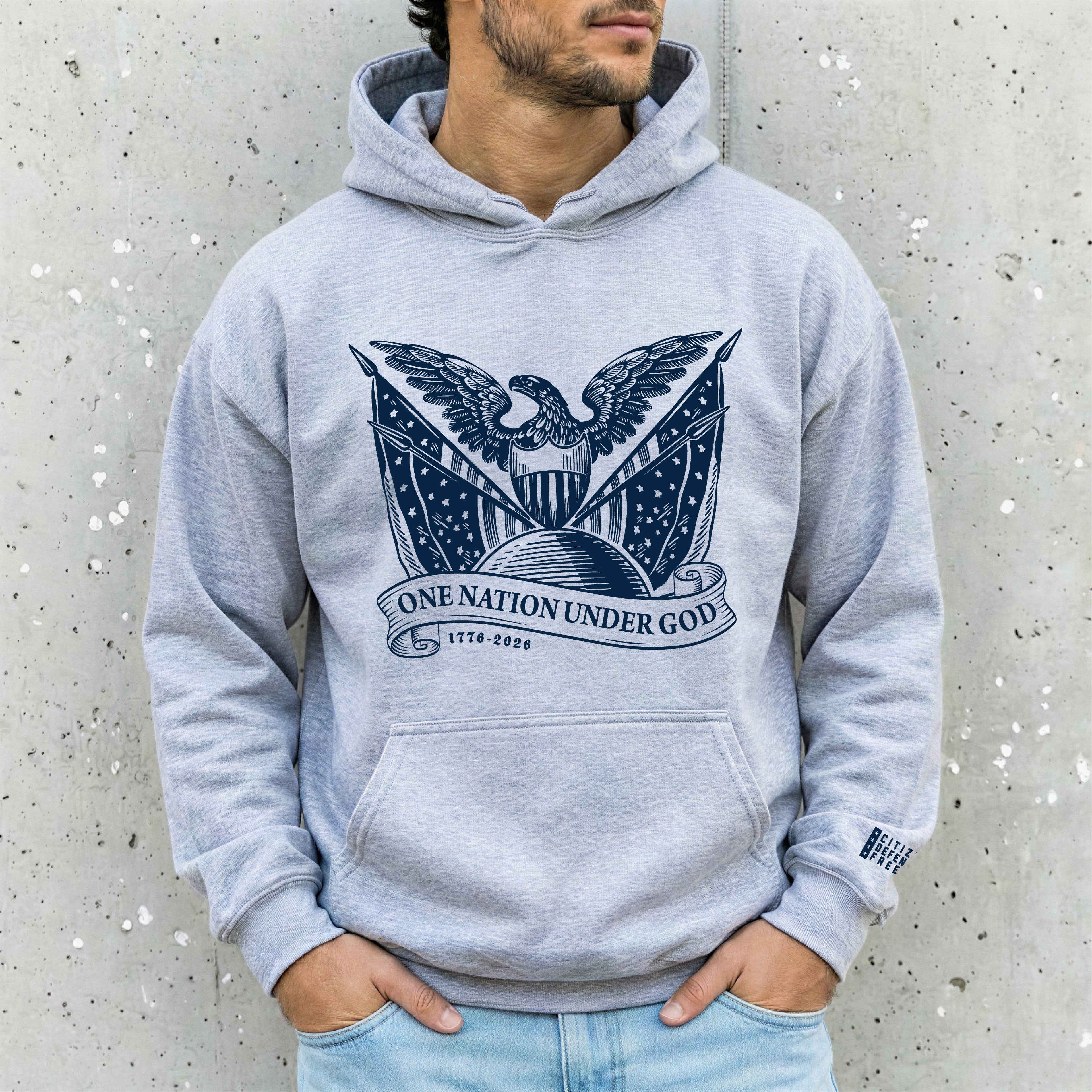 One Nation Under God Hoodie