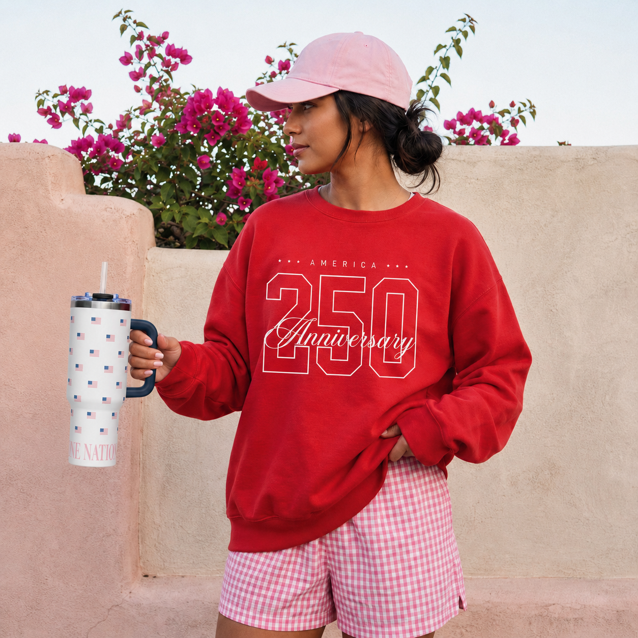 One Nation Under God Thermal Tumbler, 40oz