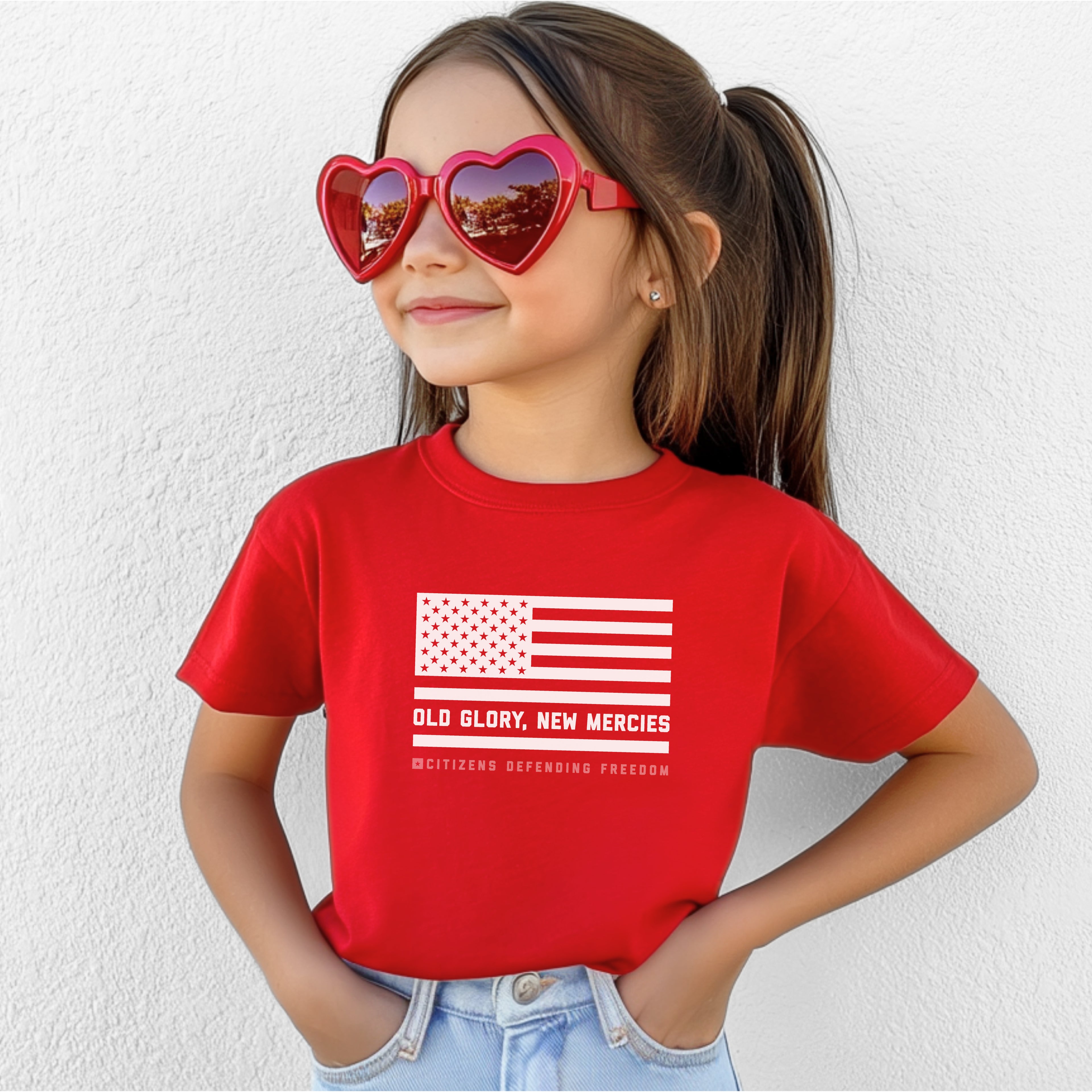 Old Glory, New Mercies Tee (Youth)