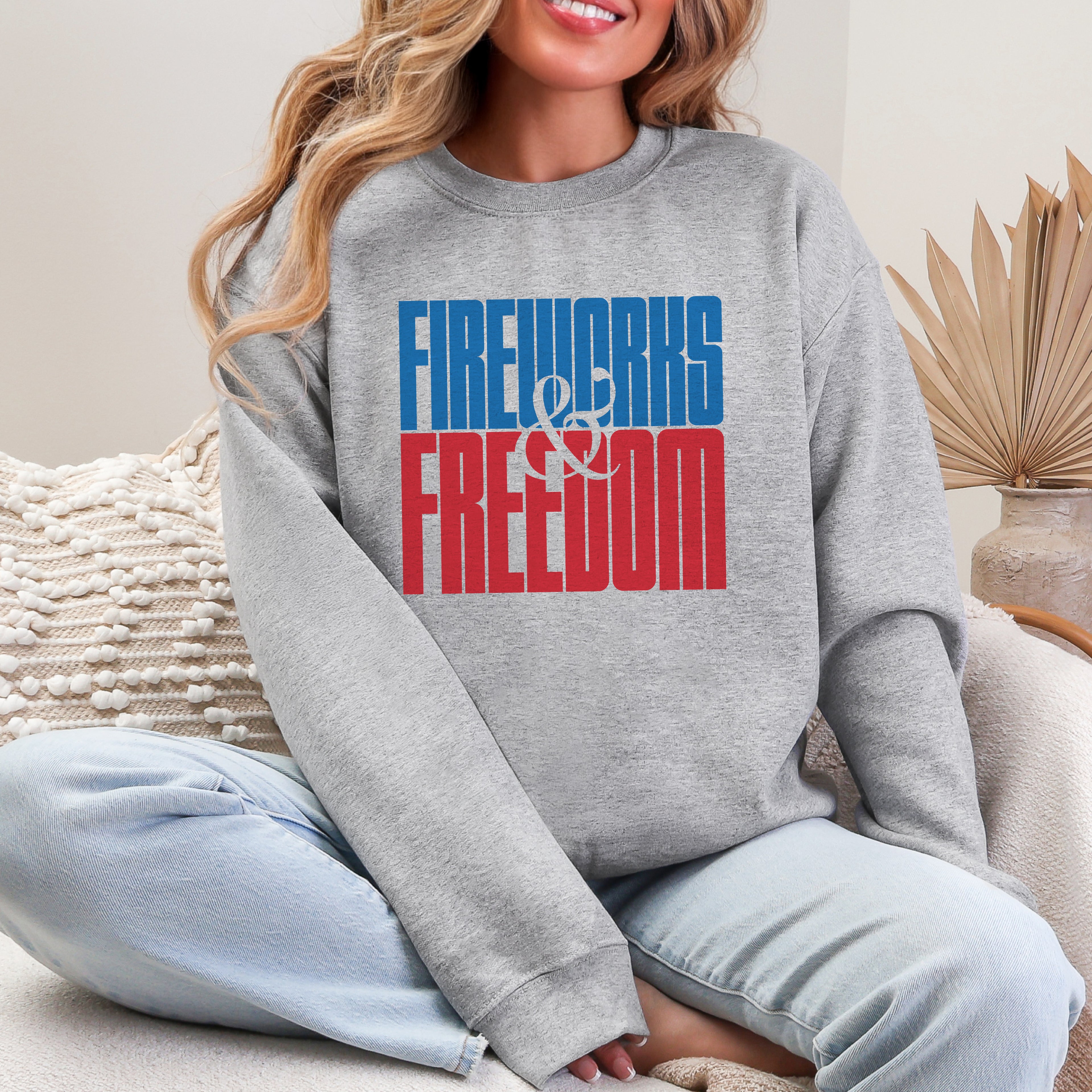 Fireworks & Freedom Crewneck