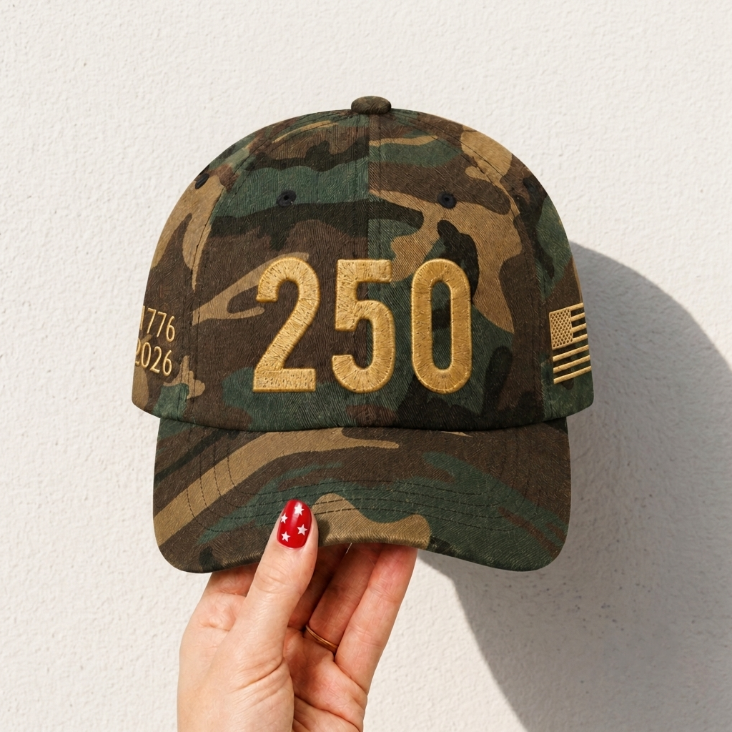 250 Camo Baseball Hat