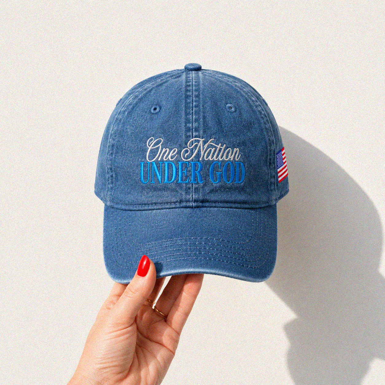 One Nation Under God Denim Hat